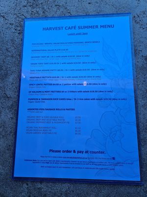  at Harvest Cafe in Daylesford