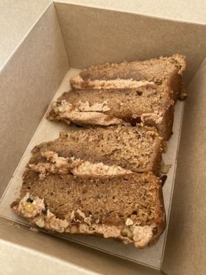 Banana and cinnamon cake  at Hopefield Animal Sanctuary - Max's Cafe in Brentwood