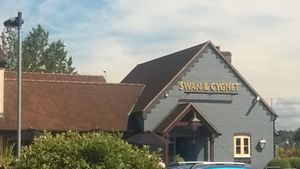 Outside at Swan & Cygnet in Wakefield