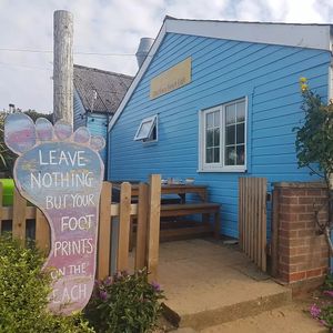 Fab location at Old Town Beach Cafe  in Hunstanton