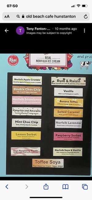   at Old Town Beach Cafe  in Hunstanton