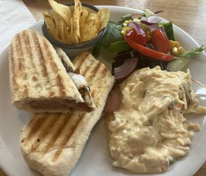 Vegan Brie Panini   at Old Town Beach Cafe  in Hunstanton