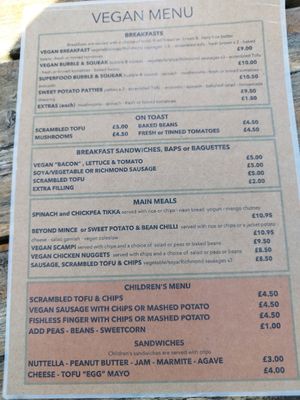 Good selection at Old Town Beach Cafe  in Hunstanton