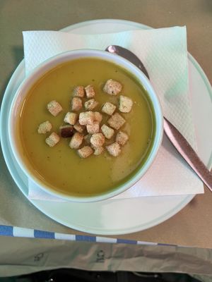 Vegetable soup  at Forno D'Orca in Nazare