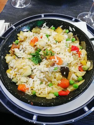 Vegan Paella at Forno D'Orca in Nazare