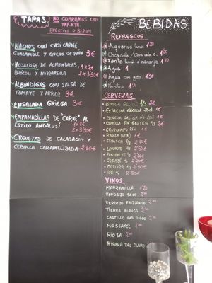 Carta at Las Niñas Veganas in Cadiz