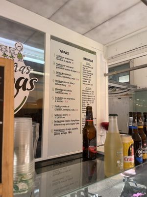 Menu   at Las Niñas Veganas in Cadiz