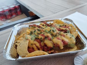 Nachos at Las Niñas Veganas in Cadiz