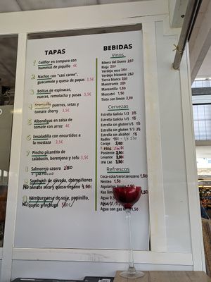Menu (Nov 2023) at Las Niñas Veganas in Cadiz
