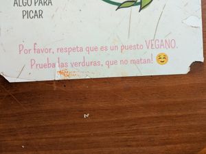 Por favor... at Las Niñas Veganas in Cadiz