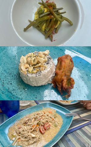 The tasting menu with three dishes. Really tasty.  at Munz Munz in Monopoli