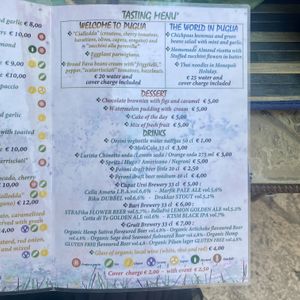 Lunch menu part 2  at Munz Munz in Monopoli