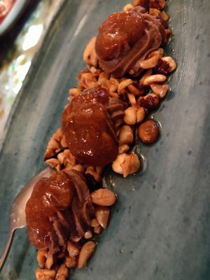 Mousse a chocolate with nuts at Munz Munz in Monopoli