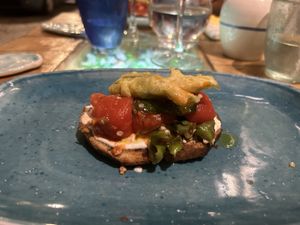 Part of the tasting menu   at Munz Munz in Monopoli