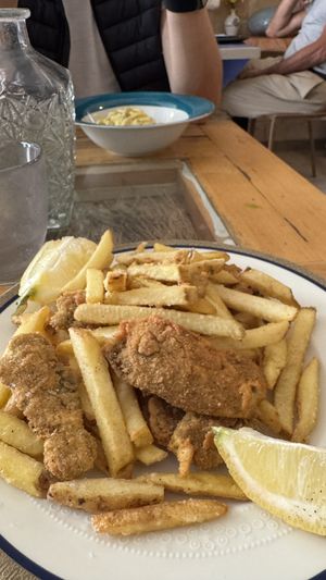 Fish & Chips five stars 🤩  at Munz Munz in Monopoli