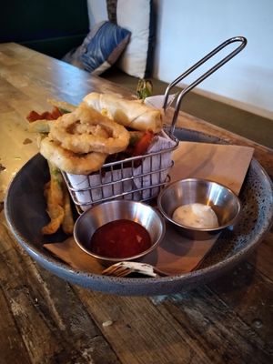 Deep fried basket was a hit with the kids at Izakaya Midori in Reedy Creek