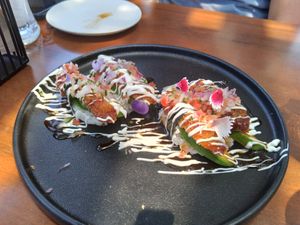 Chikiavo nigiri was heavenly at Izakaya Midori in Reedy Creek