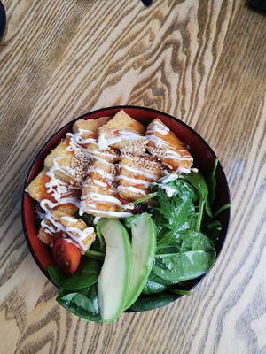 Tempura Tofu Don at Izakaya Midori in Reedy Creek