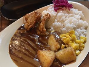 Japanese curry and rice - PERFECTION  at Izakaya Midori in Reedy Creek