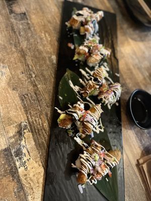 Chicken sushi   at Izakaya Midori in Reedy Creek