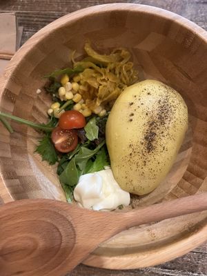 Potato salad   at Izakaya Midori in Reedy Creek