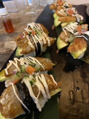 Sushi plate to share  at Izakaya Midori in Reedy Creek