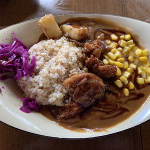 Japanese curry with karaage  at Izakaya Midori in Reedy Creek