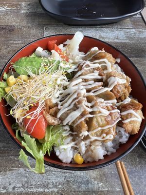 Chickity don  at Izakaya Midori in Reedy Creek