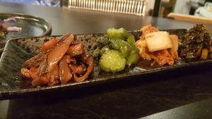 Assorted Pickles at Izakaya Midori in Reedy Creek