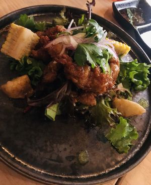 Spicy lime karaage  at Izakaya Midori in Reedy Creek