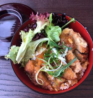 Katsu don  at Izakaya Midori in Reedy Creek