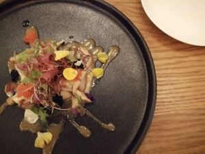 Kinoko Miso Ceviche at Izakaya Midori in Reedy Creek