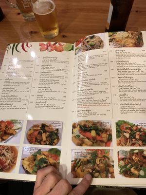 Additional veg options at Tealicious in Bangkok