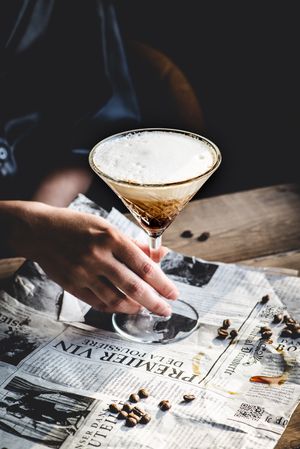 Espresso martini at Van Doorn en Doorn in Enschede