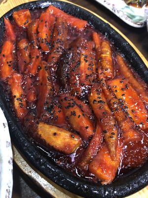 A ginseng root— tuduct. Must try!  at Jeombongsan Sanchae in Sokcho