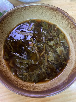 Delicious soup   at Jeombongsan Sanchae in Sokcho