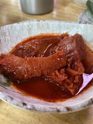 Spicy mushroom   at Jeombongsan Sanchae in Sokcho