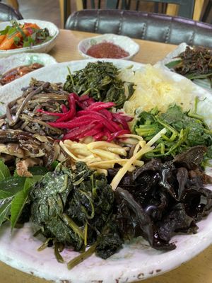 Close up of  at Jeombongsan Sanchae in Sokcho