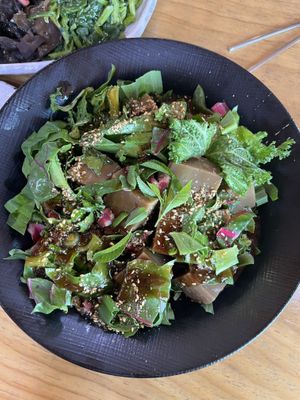 Acorn jelly (묵 mook)  at Jeombongsan Sanchae in Sokcho