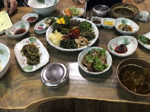 Basic set at Jeombongsan Sanchae in Sokcho