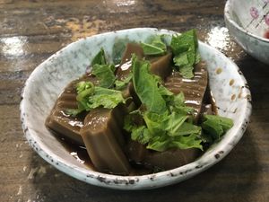 Acorn jello at Jeombongsan Sanchae in Sokcho