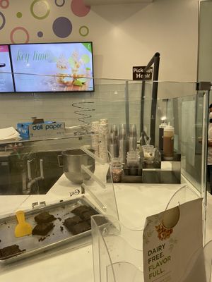 Inside at Creamistry in Houston