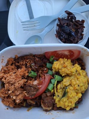 Vegetable kottu without egg at Kamala in Rolde