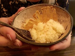 First dessert at The Oxford Kitchen in Oxford