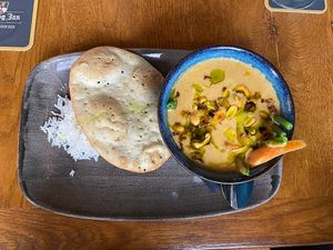 Hoofdgerecht: Sri Lankaanse curry (vegan) at 't Gerecht in Heerenveen