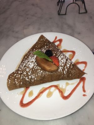 Berry agave crepe at Sweet Paris in Houston
