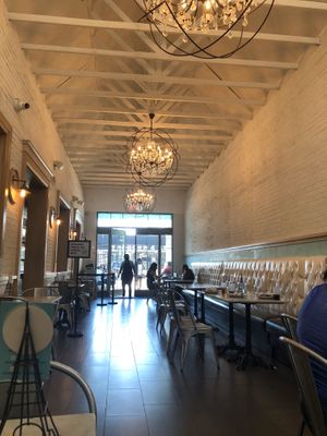 Inside restaurant  at Sweet Paris in Houston