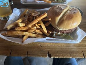 Falafel burger   at Brewery Emperial in Kansas City