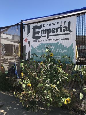 Outside at Brewery Emperial in Kansas City