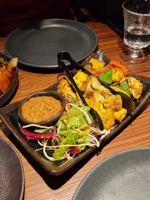 Tofu satay at Ginger Cafe in Tallinn